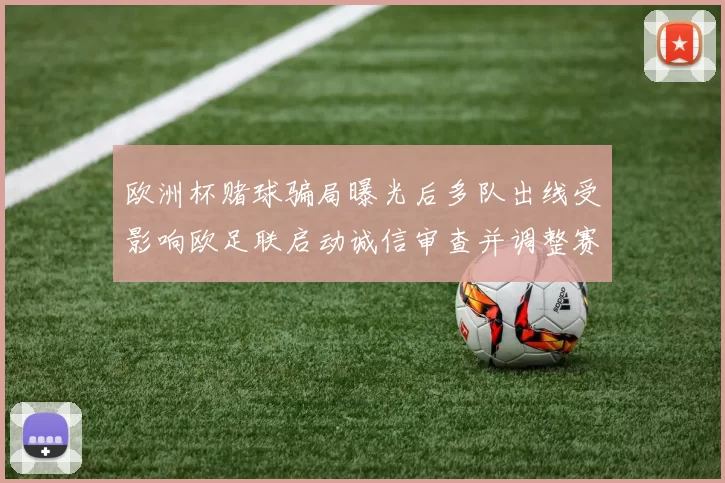 欧洲杯赌球骗局曝光后多队出线受影响欧足联启动诚信审查并调整赛程